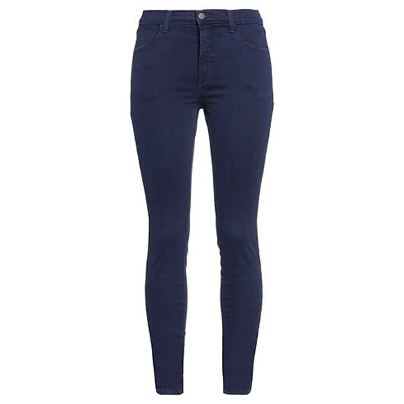 J Brand Blue Skinny Leg Pants 27 Navy Blue Twill Casual Capsule Timeless Fall - Picture 3 of 10